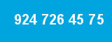 924 726 45 75 924 726 45 75